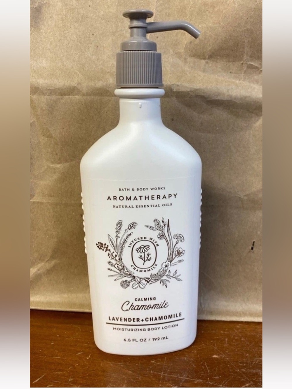 Bath & Body Works Aromatherapy Calming Chamomile Lavender Body Lotion 6.5 Oz New